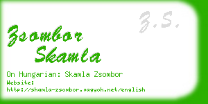 zsombor skamla business card